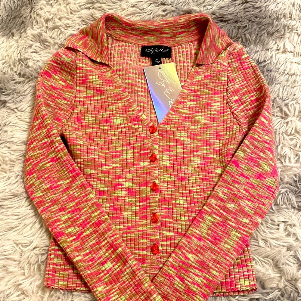 Day What, Pink& green top,S